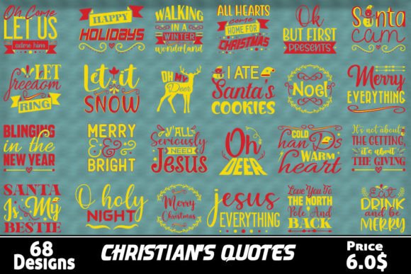 Christian s Quote 102 SVG Design Bundle