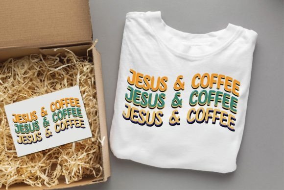 Jesus Coffee Christian Svg Design for T-Shirt Designs