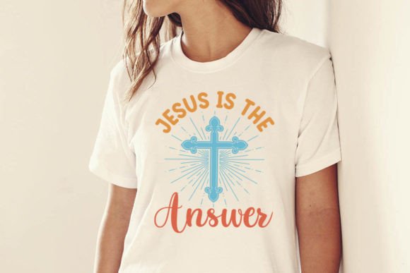 Jesus is the Answer T-Shirt Design
