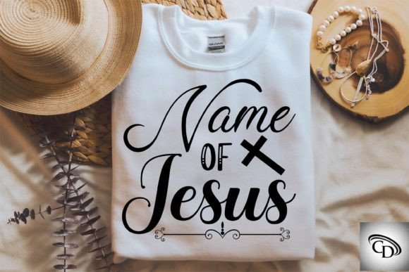 Name of Jesus Embroidery Design