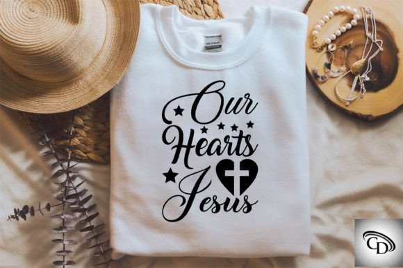 Our Hearts Jesus T-Shirt Designs
